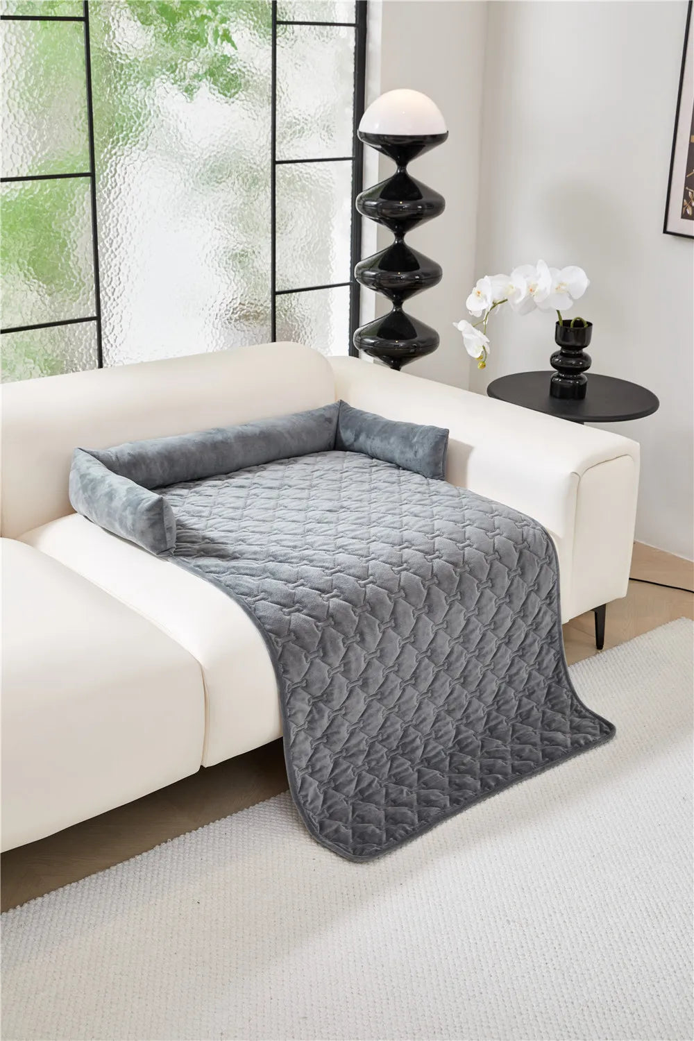 The ElderPaws™ Ortho-Sofa Chaise: Waterproof Protector & Bolster Bed