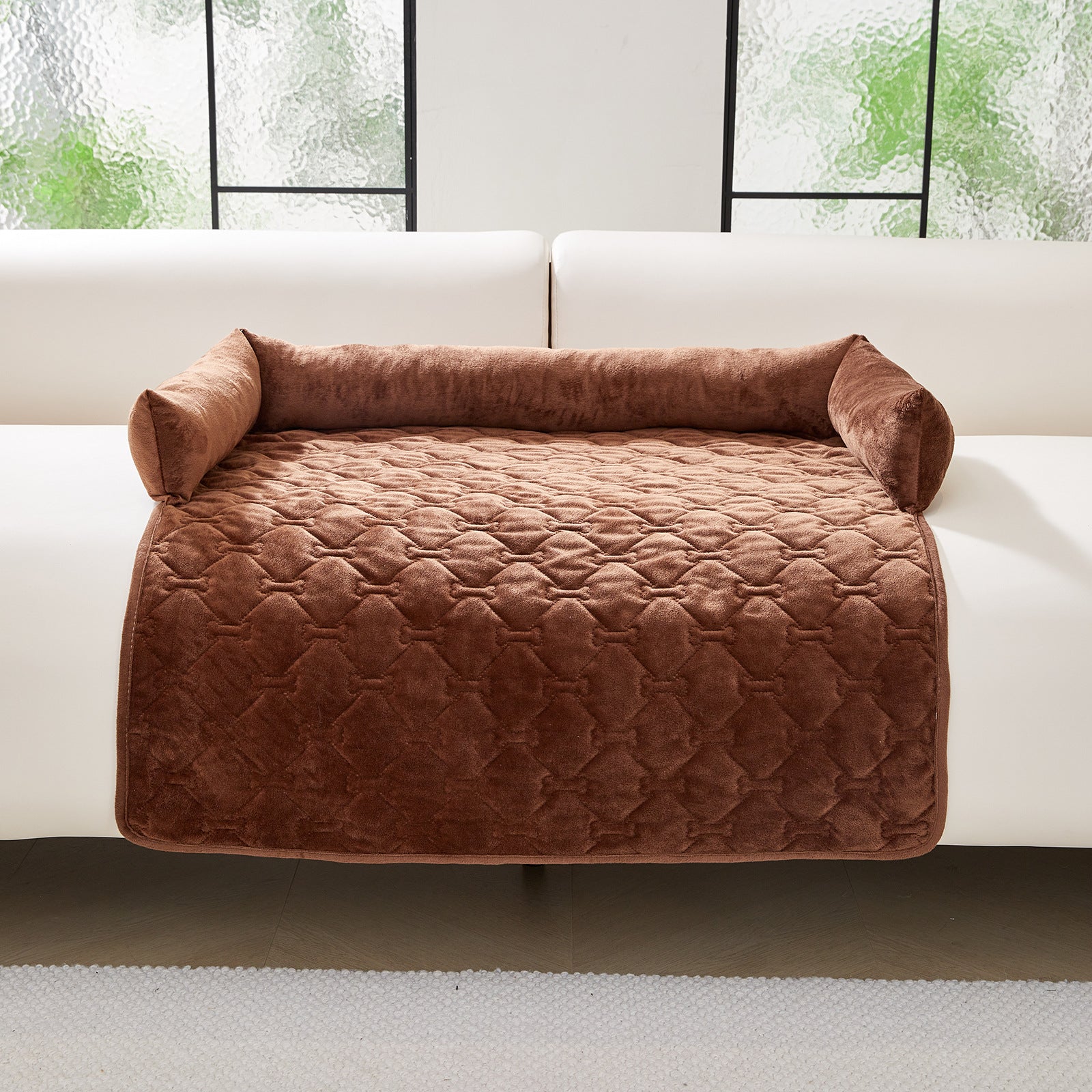 The ElderPaws™ Ortho-Sofa Chaise: Waterproof Protector & Bolster Bed